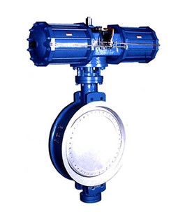 Quick closing butterfly valve