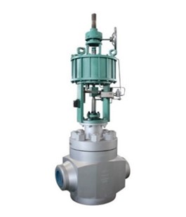 Power station minimum flow control valve